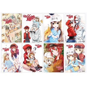 Hataraku Saibou Cells At Work posters set(8pcs a set)