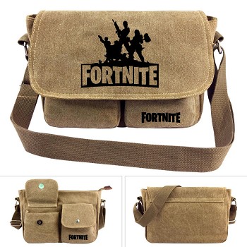 Fortnite canvas satchel shoulder bag