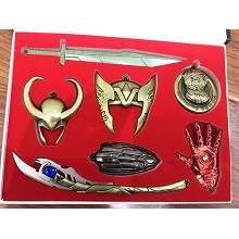 The Avengers key chains set(7pcs a set)
