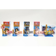 WCF One Piece anime figures set(5pcs a set)