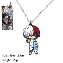 My Hero Academia Todoroki Shoto anime necklace