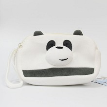 We Bare Bears plush wallet