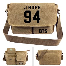BTS 94J HOPE canvas satchel shoulder bag