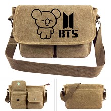 BTS canvas satchel shoulder bag