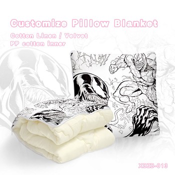 Venom anime pattern customize pillow blanket cushion quilt