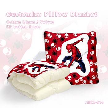 Spider Man pattern customize pillow blanket cushion quilt