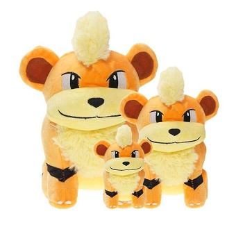 7inches Pokemon Growlithe anime plush doll