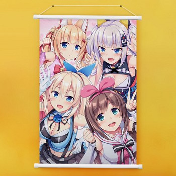 Youtuber anime wall scroll