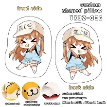 Cells At Work anime custom shaped pillow