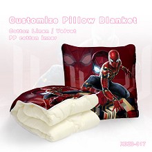 Spider Man pattern customize pillow blanket cushion quilt