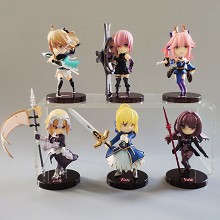 Fate figures set(6pcs a set)