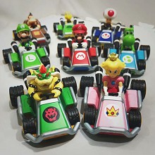 Super Mario pull back car figures set(8pcs a set)