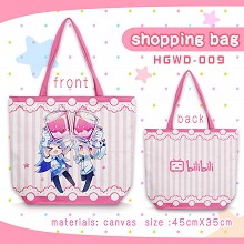 Bilibili anime canvas shipping bag