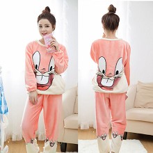 Bugs Bunny anime flano bpyjama dress hoodie