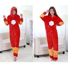 Iron Man flano bpyjama dress hoodie