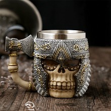 Stainless Steel 3D Skull Skeleton Cup