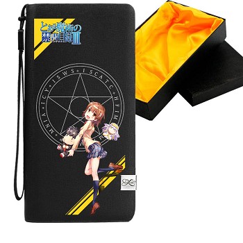 Toaru Majutsu no Index anime long wallet