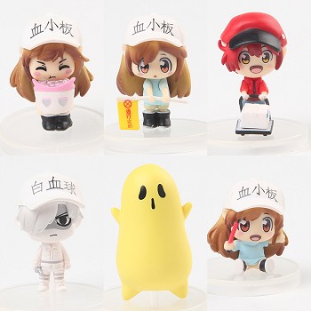 Cells At Work figures set(6pcs a set)