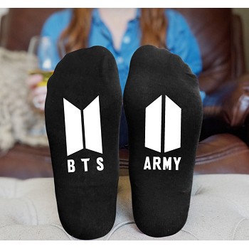 BTS cotton socks a pair