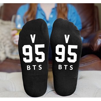 BTS cotton socks a pair