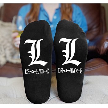 Death Note anime cotton socks a pair