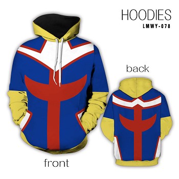 My Hero Academia anime hoodie