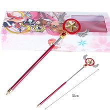 Card Captor Sakura anime magic wand key chain