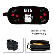 BTS canvas pen bag pencil bag