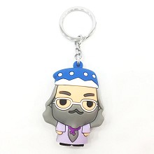 The king soft plastic key chain