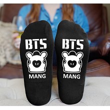 BTS cotton socks a pair