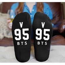 BTS cotton socks a pair