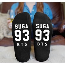 BTS cotton socks a pair