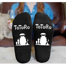 Totoro anime cotton socks a pair