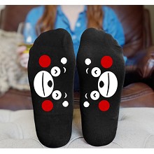 Kumamon cotton socks a pair