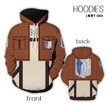 Attack on Titan anime hoodie