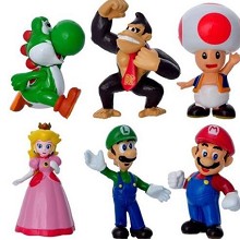 Super Mario figures set(6pcs a set)