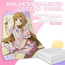 Sword Art Online anime polyester-mixed cotton towel