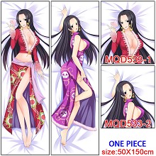  One Piece Hancock anime two-sided long pillow 