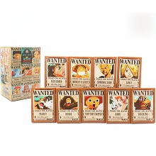 One Piece wanted anime figures set(9pcs a set)