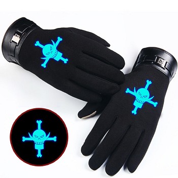 One Piece anime luminous gloves a pair