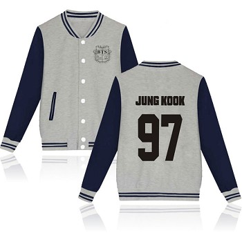 BTS JUNG KOOK 97 cotton thick hoodie coat jacket cloth