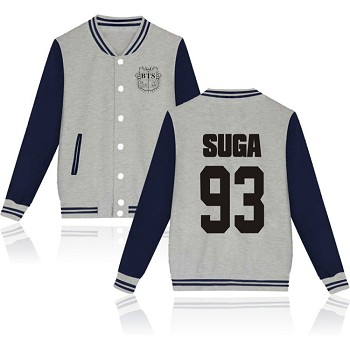 BTS SUGA 93 cotton thick hoodie coat jacket cloth