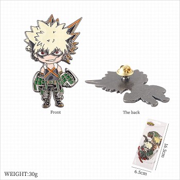 My Hero Academia Bakugou Katsuki anime brooch pin