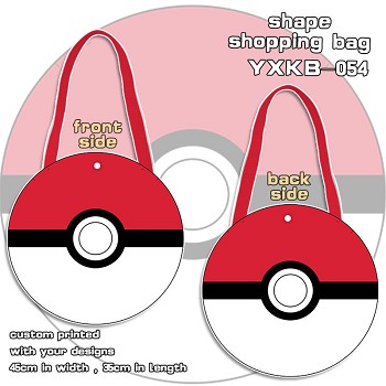 Pokemon shape shopping bag shoulder bag