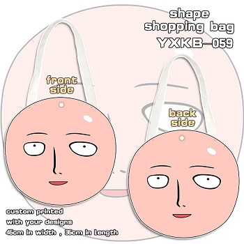 One Punch Man anime shape shopping bag shoulder bag