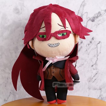 11inches Black Butler Kuroshitsuji Grell anime plush doll