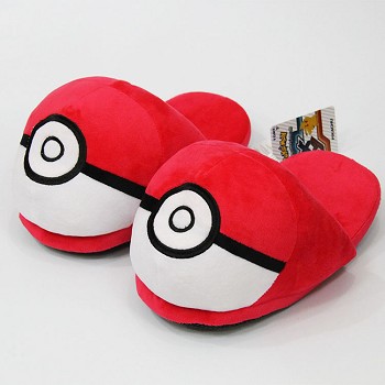 Pokemon anime plush shoes slippers a pair