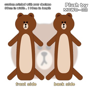 Bear Brown anime long plush doll