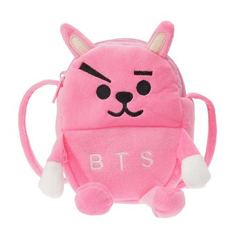 BTS plush satchel shoulder bag