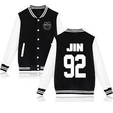 BTS JIN 92 cotton thick hoodie coat jacket cloth